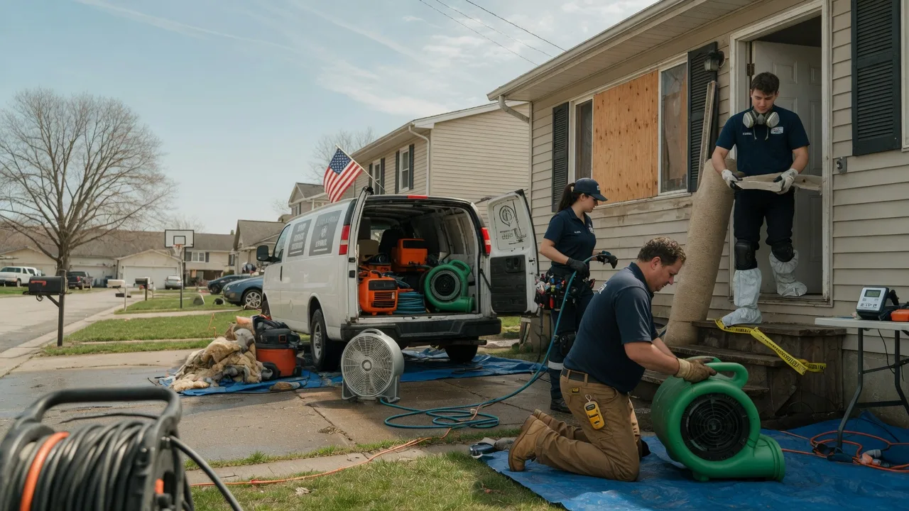 Water Damage Restoration in Eau Claire, MI near me